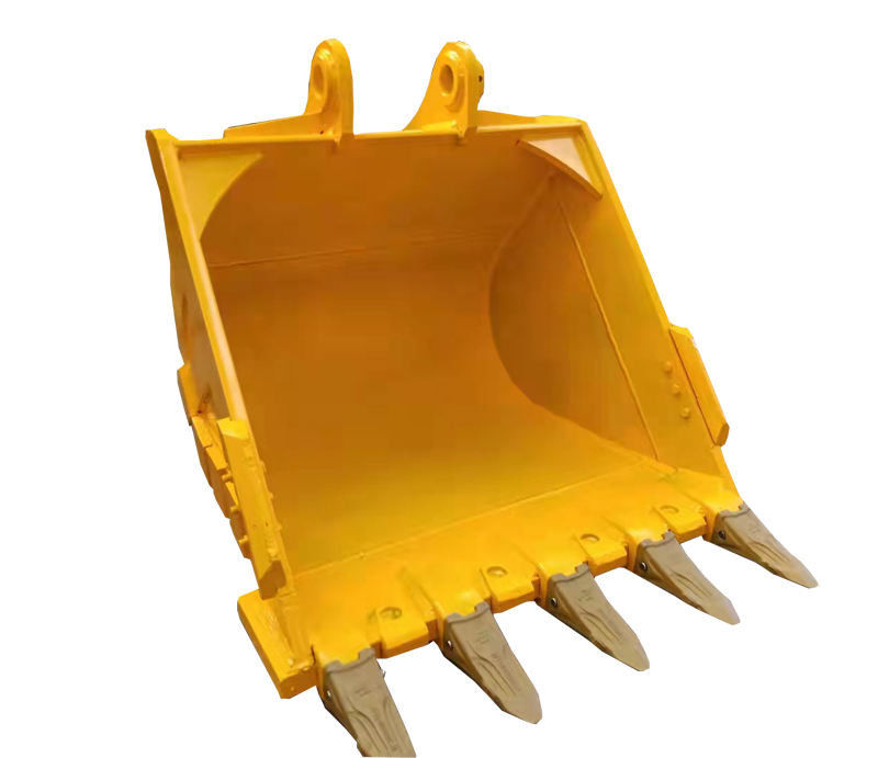 Heavy Duty Construction Machine Attachment Crusher Bucket For Excavator Excavator Rake Bucket